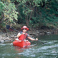 Paddling on the Blackstone River