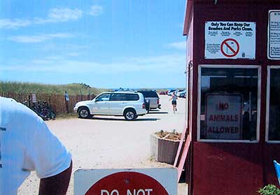 Entrance to Charlestown Beach