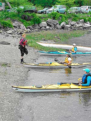 The Beach where Hand-Carried Boats can be Launched