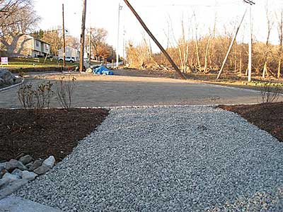 View up the Path to the Parking Lot