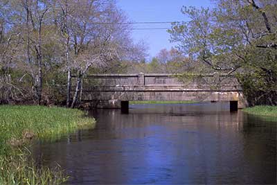 Looking Downriver at the Murdock Street Bridge