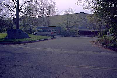 The Parking Area for the Boat Ramp at Weir Village Park