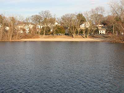 The Beach at Gorton Pond