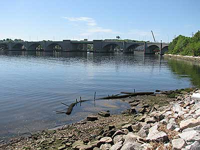 View Down Towards the Narrows Leading to the Providence River