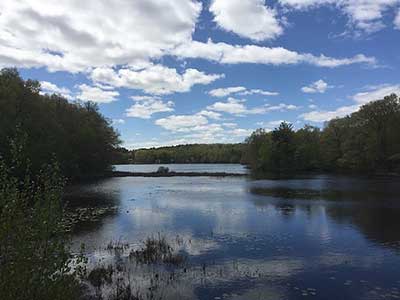 View Down Stillwater Reservoir